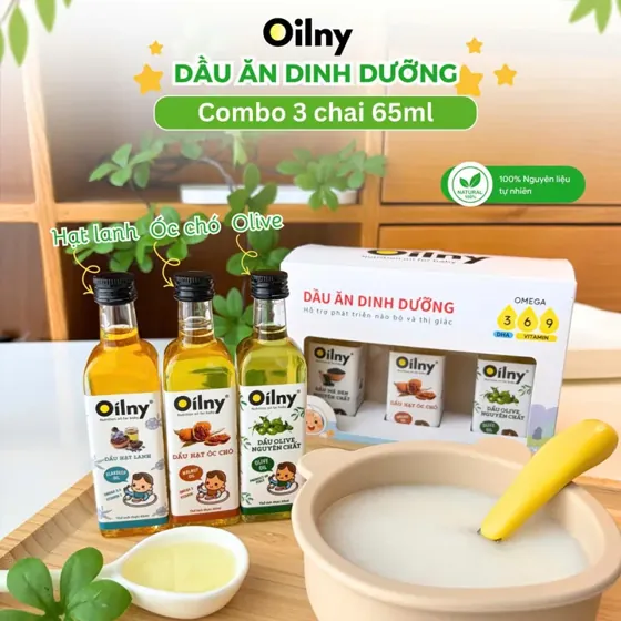 Combo Dinh Dưỡng Cân Bằng Oilny - 3 chai x 65ml